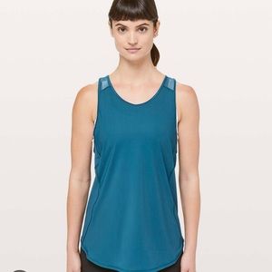 Lululemon Sculpt II Tank Teal Sz6-8